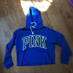 PINK Cropped Hoodie